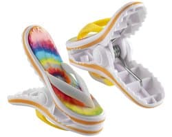O2COOL - Boca Clips® Extra Stevige Handdoekclips - Slippers Tie-Dye