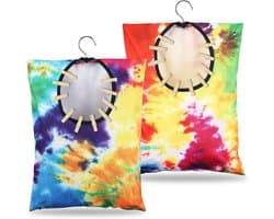 Wasknijper Tas - Kleding Pin Houder - Wasgoed Opbergen - Met Draaibare Hanger - 38 x 28 cm - Tie-dye