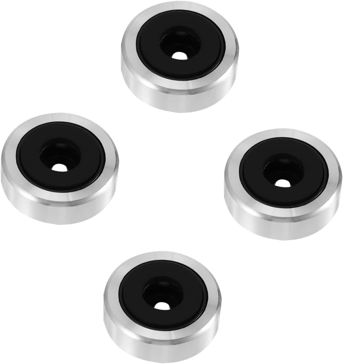 Antivibratie Voetjes - Speaker Pads - Geluid Verbeteren - Schokabsorberend Ontwerp - 4 stuks - Zwart — afbeelding 1
