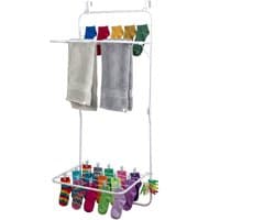 Wasrek - wit - 51x120x41 cm - opvouwbaar
