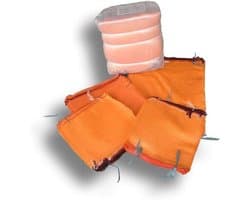 Aardappelzakken - Opbergzakken - Oogst Opslag - Ademend Materiaal - 100 stuks 50x80cm - Goudgeel — afbeelding 1