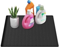 Wasmachine bovenhoes - Apparaatmat Bescherming - Apparaten Stabiliseren - Hittebestendig Waterdicht - 60 x 60 cm - Grijs