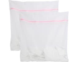 Dailygoods- Wasnet Set van 2 - Premium Wasnetten - 60 x 60 cm - Bescherming tegen Vervorming - Verborgen Ritssluiting - Fijnmazige Polyester - Waszak