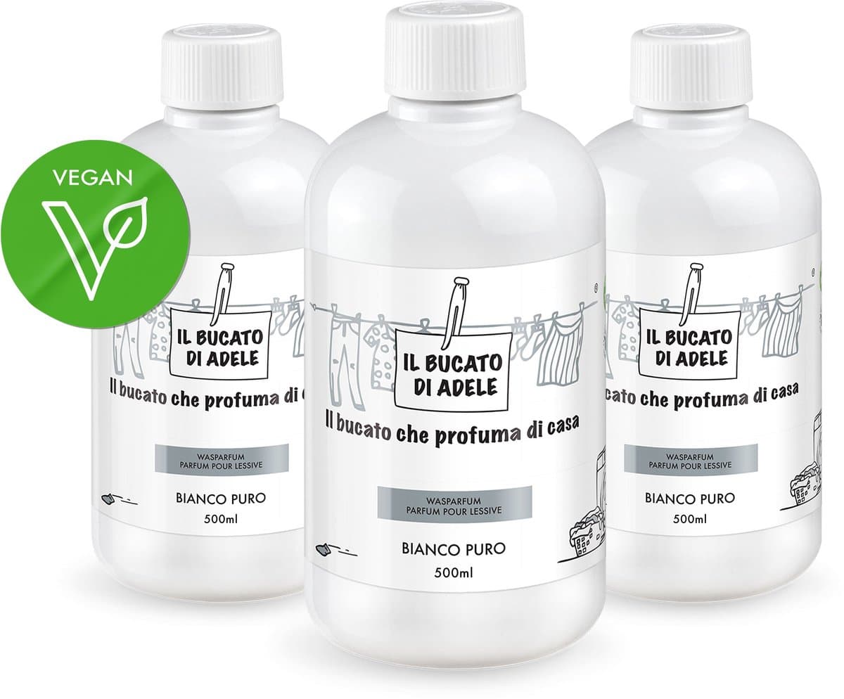 Il Bucato di Adele Wasparfum - Italiaanse Was Parfum - Puur Wit 3x 500ml — afbeelding 1