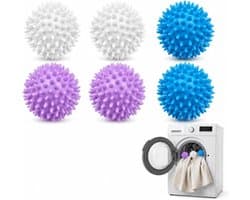 6 stuks wasballen voor wasmachine, wasballen voor donsjacks, droogballen voor donsjacks, herbruikbare drogerbal, wasdroger bal voor thuis kleding reiniging