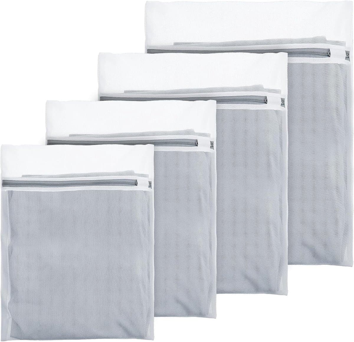 4 Stuks Wasnetjes voor de Wasmachine, Duurzame Netwaszakken voor Delicate Kleding, Ideaal voor Studenten en Reizen, Bescherming en Organisatie — afbeelding 1