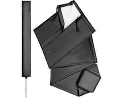 Weerbestendige Hoes voor Wasrek – Duurzame Afdekking met Rits, 420D Oxford, Geschikt voor Diverse Wasrekken (165x16x16 cm)