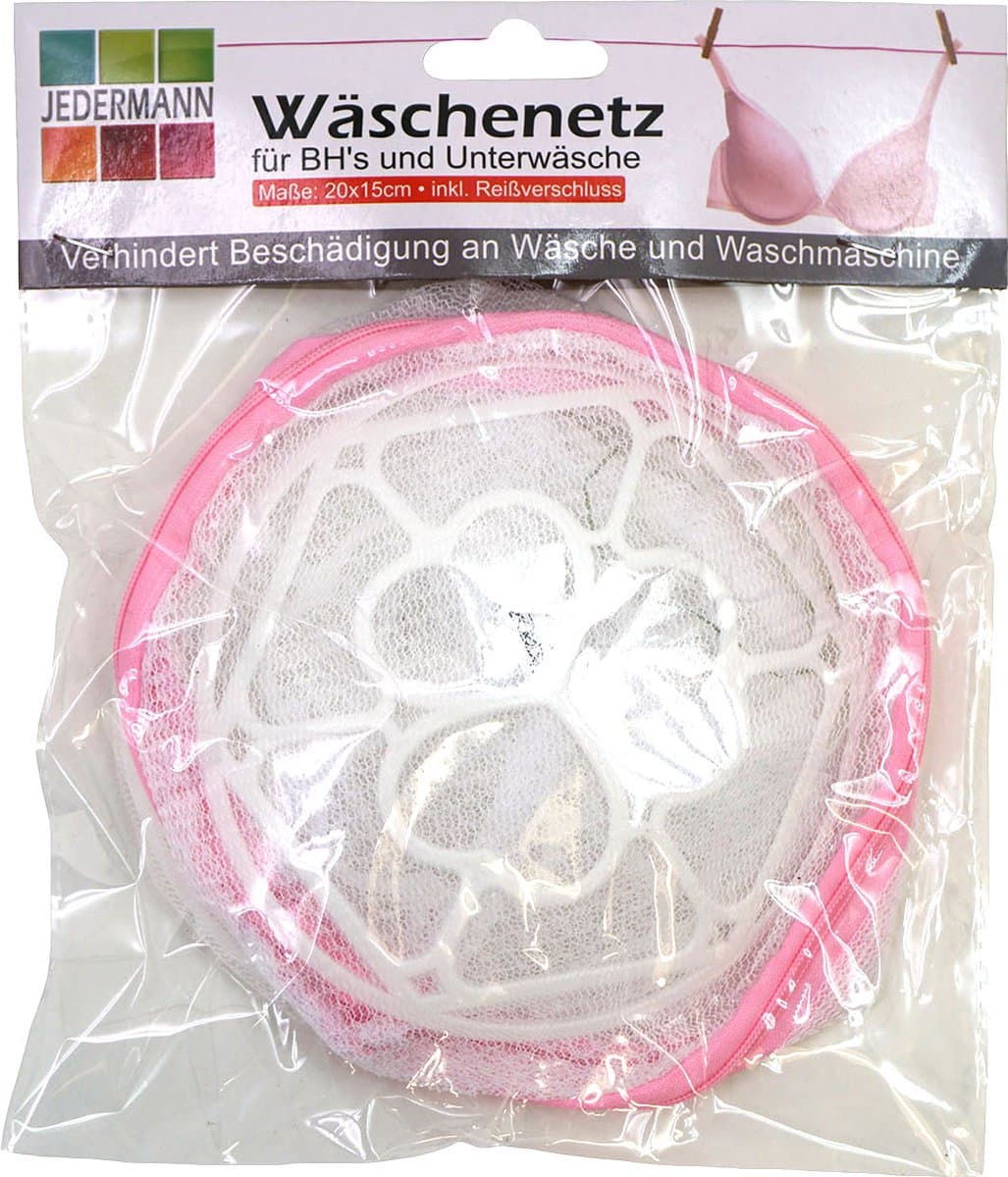 Wasnet Beha en ondergoed - roze - met rits — afbeelding 1