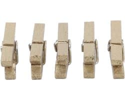 Mini Wasknijpers - Houten Knijpers - Foto's Ophangen - Gladde Afwerking - 300 stuks - Natuurlijk Hout