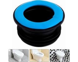 Ring, geurremmende rubberen afdichting, afvoerslang, vervangende set voor toiletpot