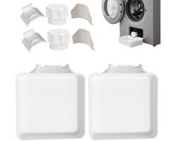 8 stuks - Afvoerbak voor wasmachine - Universeel type - 3D - Wateropvang en - Afvoer - Lekbak van de wasmachine - Onderdelen voor wasmachines - Eenvoudig te installeren - Geschikt voor kelders, appartementen, stacaravans, garages en huurwoninge