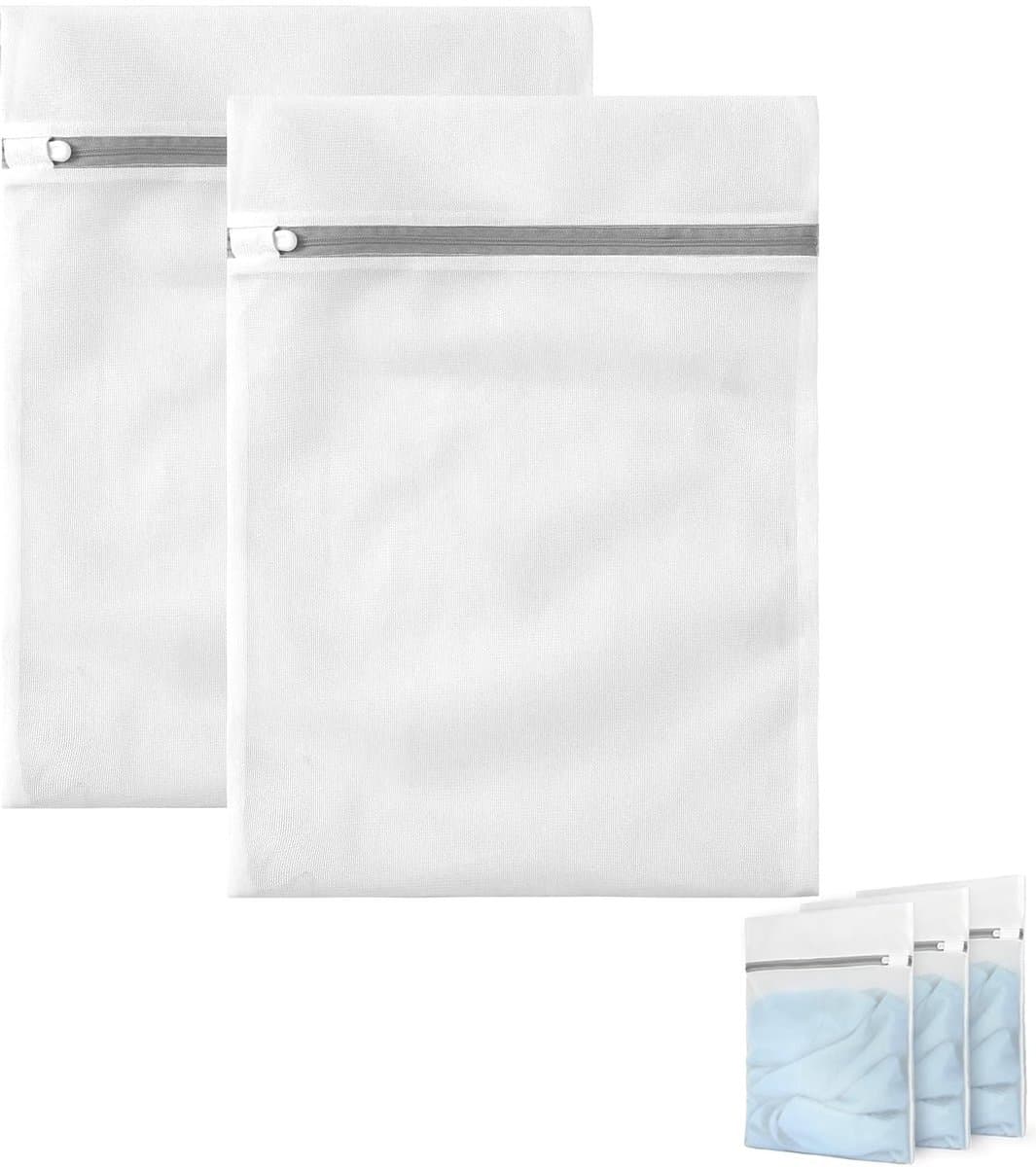 Dailygoods- Waszak Groot - Waszakjes met Rits - Wasnet voor Wasmachine - Waszakken voor Wasgoed - Waszakje voor Kleding - Duurzaam Polyester 40x50/50x60 cm — afbeelding 1