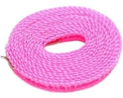 Waslijn 2 stuks - Draagbare lijn - Kleding drogen - Antislip ontwerp - 5/10 meter - Roze