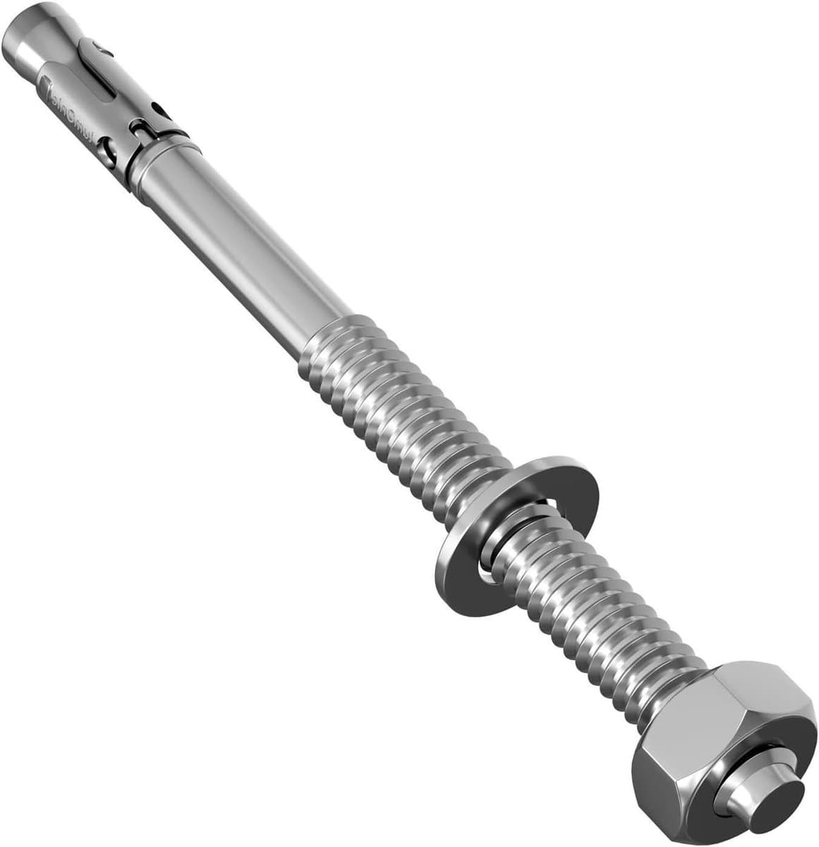 Zware Ankers - Metaalpluggen Beton - Stevig Bevestigen - Verzinkt Oppervlak - M12 x 220 mm - Zilverkleurig — afbeelding 1