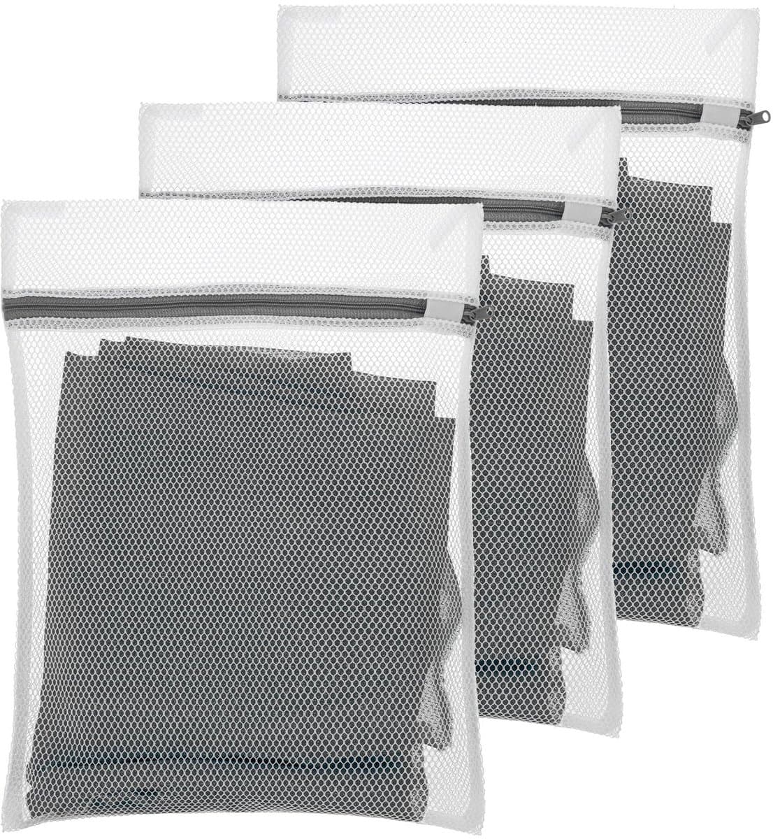 Mesh waszakken voor delicate mini 40 x 30 cm duurzame lingerie zakken voor wassen delicate machine voor lingerie ondergoed sokken babykleding reizen 15,75 x 11,81 inch — afbeelding 1