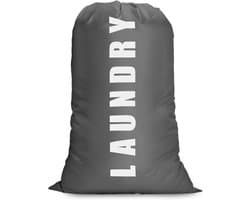 Extra Grote Waszak 61x91cm - Vouwbare Opbergzak voor Vuile Kleding met Trekkoord, Duurzaam en Handig voor Reizen, Badkamer en Slaapkamer