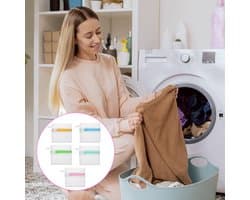 Wasnetten, waszakken met antiaanbaklaag voor wasmiddelcapsules, duurzame opbergzakken van polyester voor geurparels, wasorganizer voor reizen, ter bescherming van gevoelige stoffen