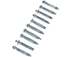 Hollow Metalen Cavity Bevestiging, 8 x 46 mm - 10 stuks