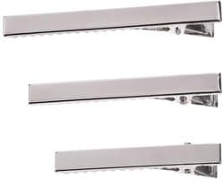 Haarspelden Krokodil - Metalen Clips - Haar Styling - Antislip Ontwerp - 30 Stuks - Zilverkleurig