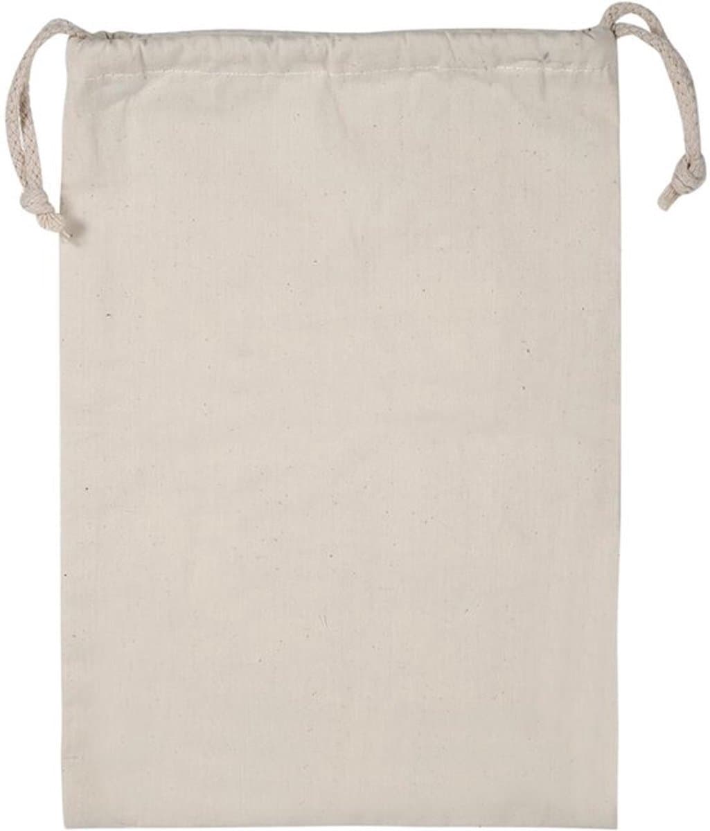 Waszak Dikke Canvas Katoenen Tas - Opbergtas voor Wasgoed - Huishoudelijke Waszak - Trekkoordsluiting - 22 * 28 cm - Biologisch Materiaal — afbeelding 1