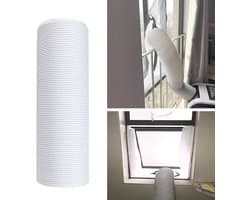 Airco Afvoerslang - Universele Slang - Mobiele Koeling - Flexibel Verstelbaar - 15 x 200 cm - Wit