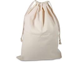 SnelShoppen - Katoenen Waszak, Wasbare Trekkoord Waszak voor Vuile Kleding, Opbergzak voor College Kamers (30x40cm) - Ruime Opbergcapaciteit, Multifun