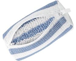 Schoenwaszak - Sneaker waszak - Waszak voor schoenen - Herbruikbaar - Wasnet Voor Schoenen - Wasmachine&Droger - Schoenen Waszak - Voor Sneakers en Tennisschoenen - Netje Anti-Vervorming - Blauw/Wit