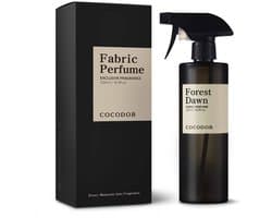 Cocodor Textielparfum Forest Dawn 500 ml - Exclusieve Textielspray voor Kleding, Beddengoed en Woontextiel - Frisse Citrus & Houtgeur