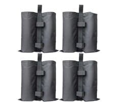 SnelShoppen - 4-pack Heavy-Duty Tuinhuisje Zandgewichten, Dubbel Gestikt, Voor Opklapbare Luifels, Tent, Parasols, Trampolines, Verzwaarde Pootgewicht