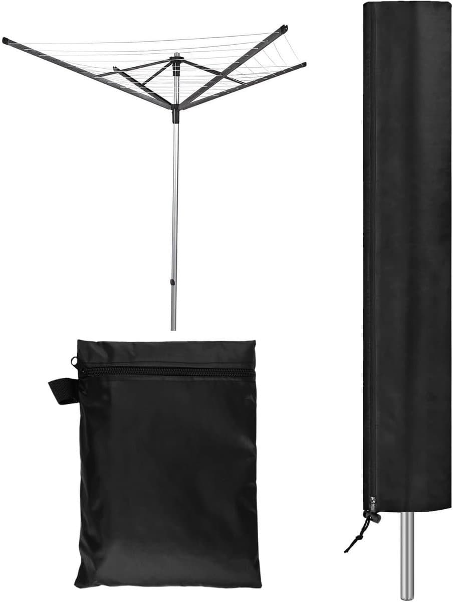 Beschermhoes voor Droogmolen 168 x 16 x 16 cm, Waterdicht, Winddicht en UV-Bestendig, Met Rits, Geschikt voor Alle Droogmolens — afbeelding 1