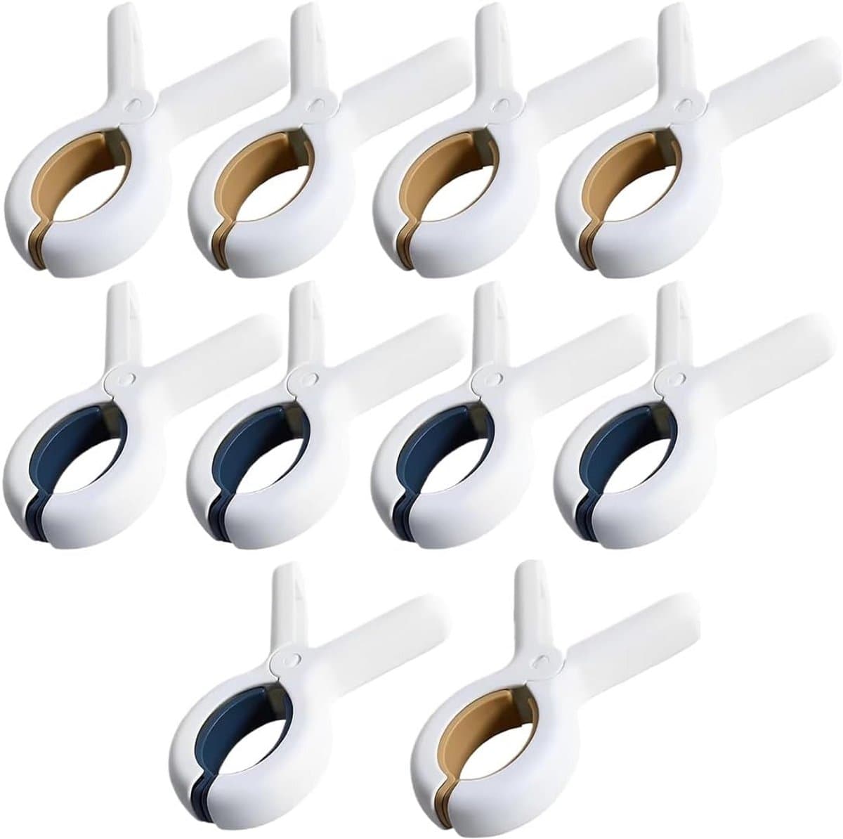 10 stuks strandhanddoekclips - winddichte, extra grote wasknijpers voor strandlakens en ligbedden - ideaal voor strand, zwembad en vakantie — afbeelding 1