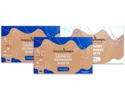 HappySoaps - Wasstrips Kwartaalbox 2+1 GRATIS - Gekleurde en Witte Was