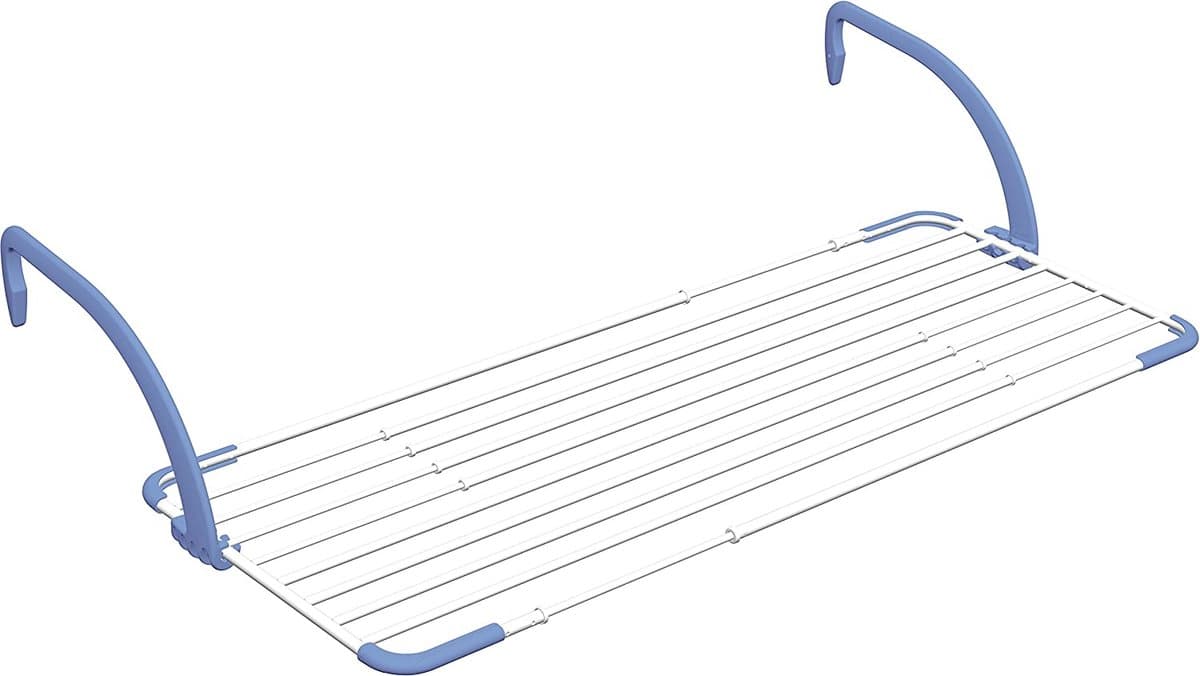 Inklapbaar Droogrek Universeel – Laundry Drying Rack - Wasrek voor in de Badkamer/Tuin/Slaapkamer/Balkon – Duurzam 188 x 55 x 30 cm; 3.9 kg — afbeelding 1