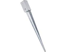 Paalhouder met Pen Vuurverzinkt Vierkanthout 151x151x900x2,5 mm — afbeelding 1