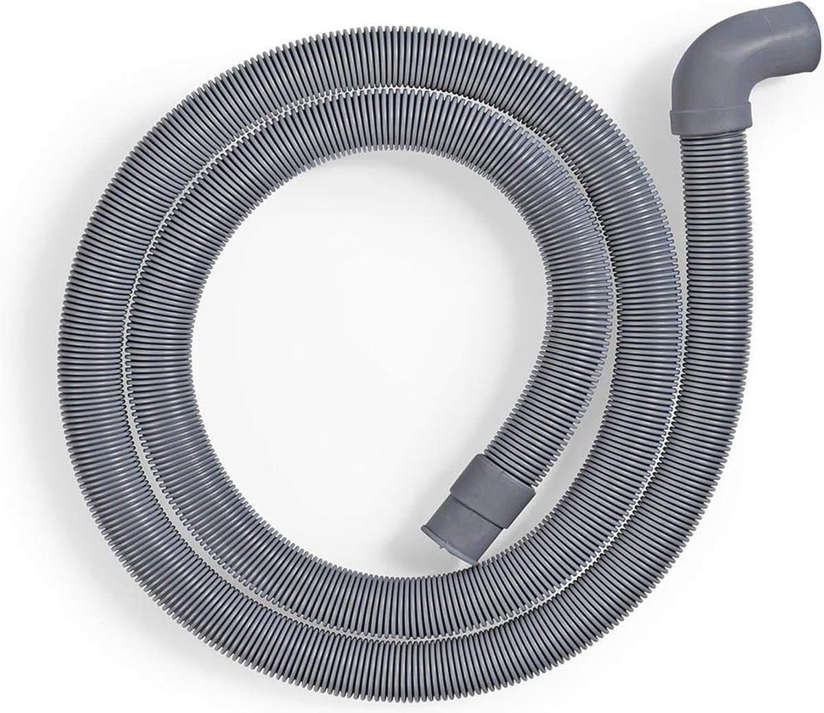 Afvoerslang 22mm gebogen - 19mm recht - 05 bar - 60 graden - 25 m - voor Miele Siemens Bosch - wasmachine vaatwasser — afbeelding 1
