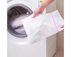 Waszak Groot I Wasnet I Waszak met rits I Washing Bag | Waszak Wasmachine I Waszakken | Waszak Ondergoed I 50 x 60 cm