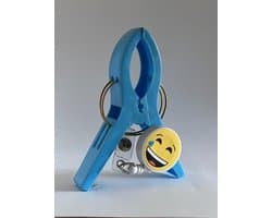 Anti-slipclip - Anti Slip Clip - Blauw - Fiets - Fietsclip - Opwaaiende Rokjes - Jurkjes - Fietsclip - Rokjesclip - Poncho's - Slipclip — afbeelding 1