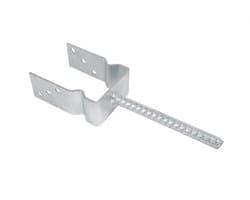 Instortanker voor 10 x 10 cm palen met Ril | Per Stuk