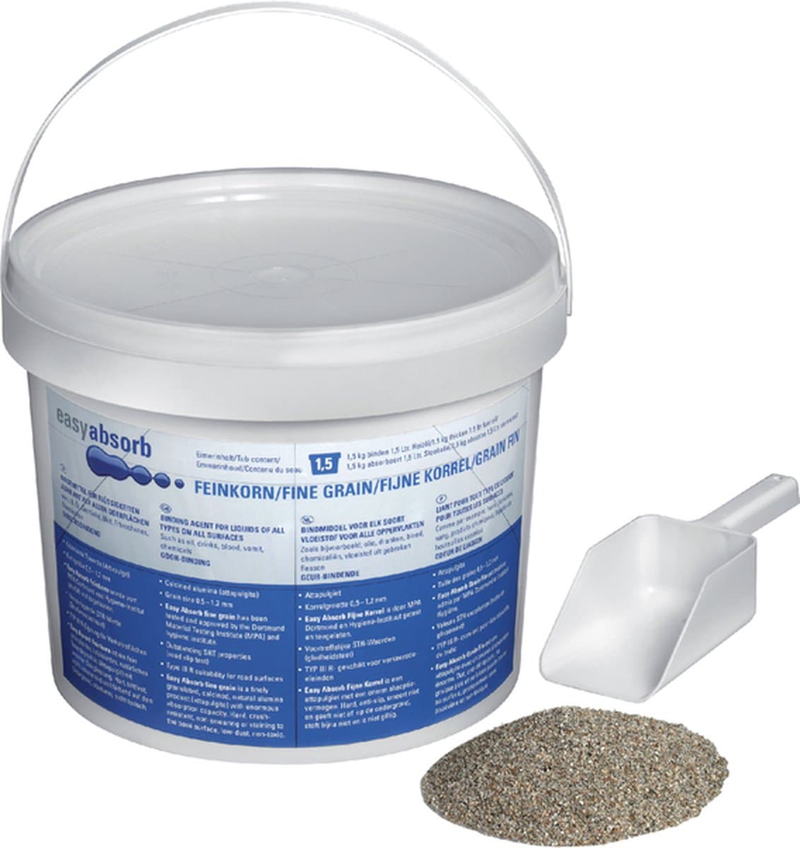Easy Absorb absorptiekorrels - fijn - 1,5 liter - AC-P10004 — afbeelding 1