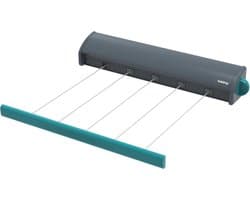 Uittrekbare Waslijn - Wand Waslijn - Kleding Drogen - Ruimtebesparend Ontwerp - 20 Meter Droogruimte - Grijs — afbeelding 1