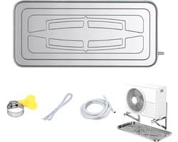 Airco Lekbak - Condensbak Roestvrijstaal - Condenswater Opvangen - Geïntegreerd Gieten - 93x44x35 cm