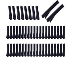Eendenbek Klemmen - Haarklemmen Metalen - Haar Stylen - Sterke Anti-slip Grip - 50 Stuks - Zwart