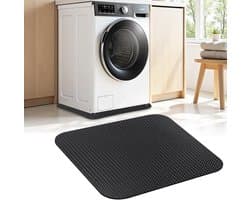 Dubbelzijdige wasmachine-onderlegger 60 x 60 cm, antislip en wasbaar, multifunctionele beschermmat voor keuken en badkamer