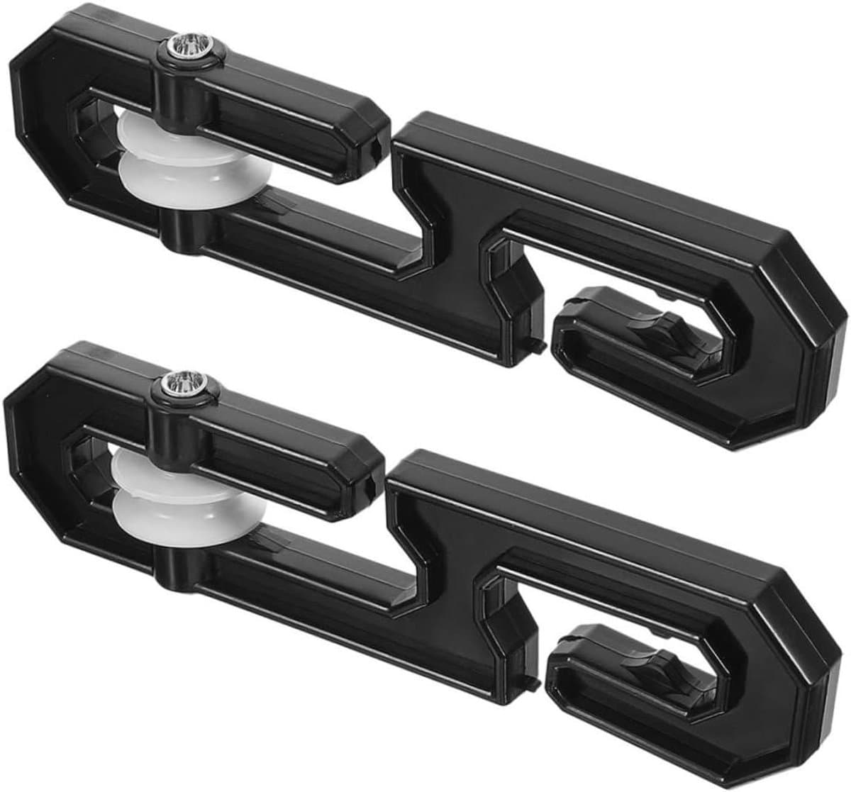 Kledinglijn Separator - Waslijn Rolscheider - Wasgoed Drogen - Verstelbare Plastic Spreader - 14.5 cm - Zwart — afbeelding 1