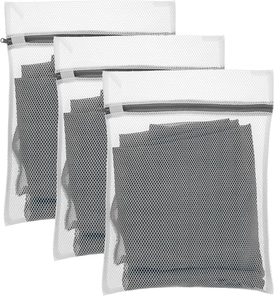 Set van 3 Kleine Wasnetjes 40x30cm voor Delicate Kleding, Ondergoed, Sokken en Babykleding - Duurzaam en Geschikt voor de Wasmachine — afbeelding 1