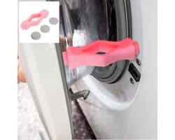 Dailygoods- Wasmachine Deurstopper met Magneten - Deurhouder - Antislip - Duurzaam Silicoon - Geschikt voor Voorladers - Beschermt tegen Krassen