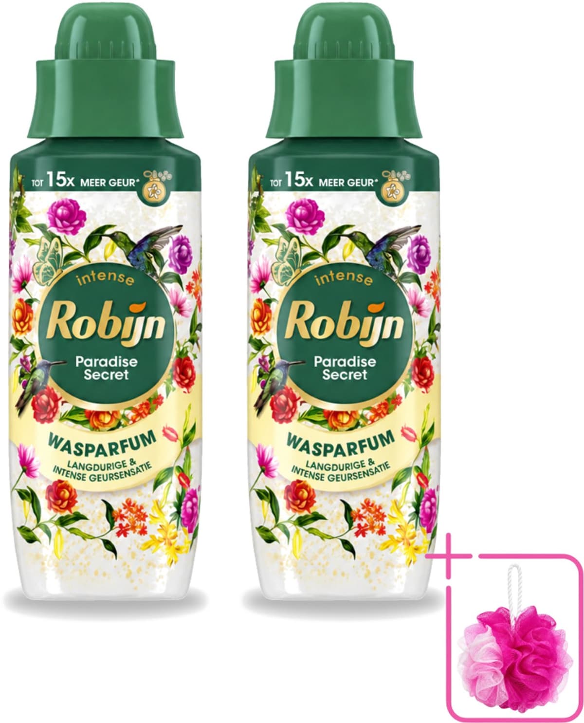 2 x Robijn – Wasparfum – Paradise Secret – 342 ml - Bulkverpakking - Wasparfum - Wasparfum voor kleding — afbeelding 1
