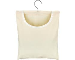 Wasknijperzak - Hanger - 30 x 26 cm - Duurzaam Canvas met Haken - Voor Thuis en Reizen