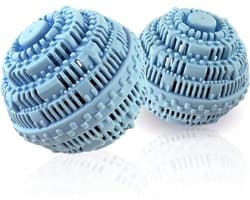 SnelShoppen - Natuurlijke Keramische Wasballen, Eco Vervanger voor Wasmiddel, Herbruikbare Wasballen voor 2000 Wassen (Hypoallergeen, Chemievrij), 2 B
