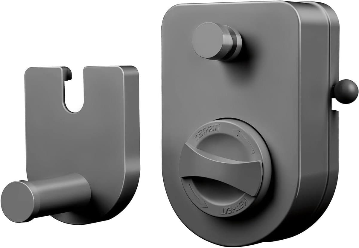 Waslijn Uittrekbaar - Intrekbare Lijn - Was Drogen - Doorhangvrij Design - 4.2 Meter - Grijs — afbeelding 1